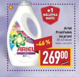 Billa Ariel prací prostředek nabídka
