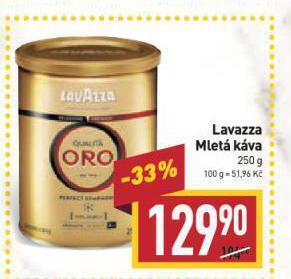 Billa Lavazza káva nabídka