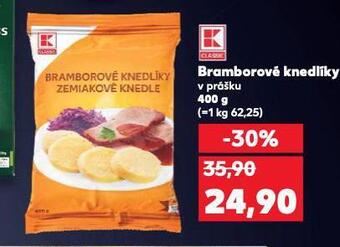 Kaufland Bramborové knedlíky nabídka