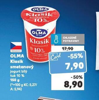Kaufland Olma klasik jogurt nabídka