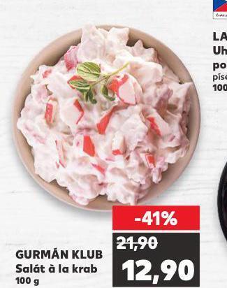 Kaufland Salát á la krab nabídka