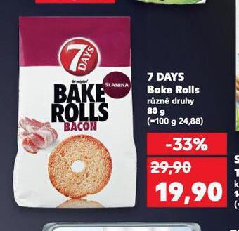 7 days bake rolls