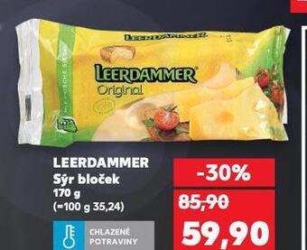 Kaufland Leerdammer sýr nabídka