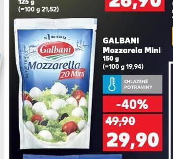 Kaufland Mozzarella sýr nabídka