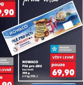 Kaufland Nowaco filé pro děti nabídka