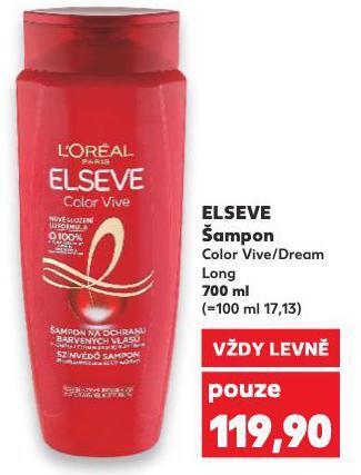 Kaufland Elseve šampon nabídka
