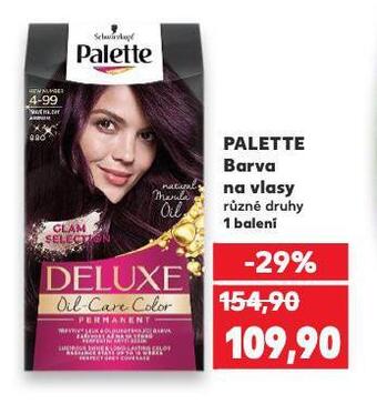 Kaufland Palette barva na vlasy nabídka