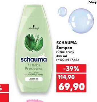 Kaufland Schauma šampon nabídka