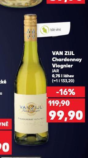 Kaufland Van zijl chardonnay viognier nabídka