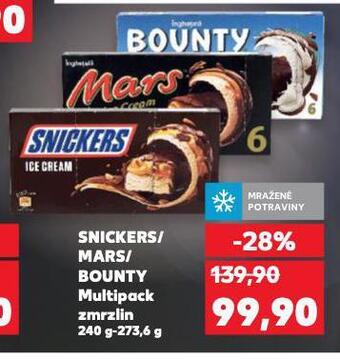 Kaufland Bounty zmrzlina nabídka