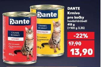 Kaufland Dante krmivo pro kočky nabídka