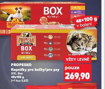 Kaufland Propesko kapsičky pro kočky nabídka