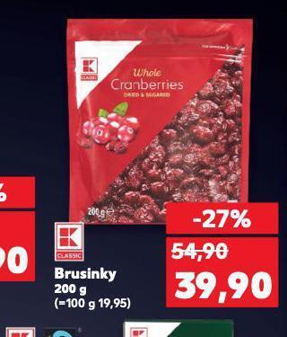 Kaufland Brusinky nabídka