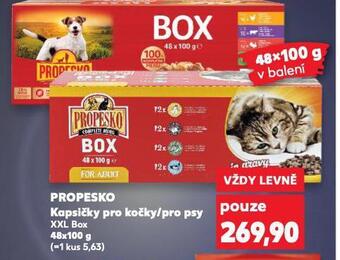 Kaufland Propesko kapsičky pro psy nabídka