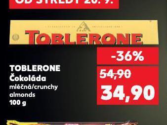Kaufland Toblerone čokoláda nabídka