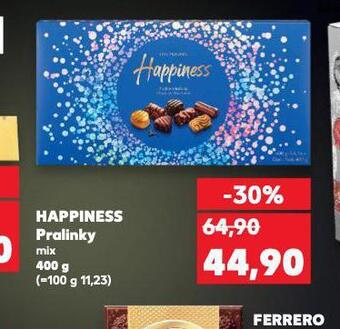 Kaufland Happiness pralinky nabídka
