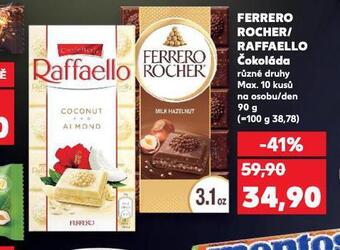 Kaufland Ferrero rocher čokoláda nabídka