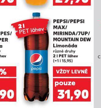 Kaufland Mountain dew nabídka