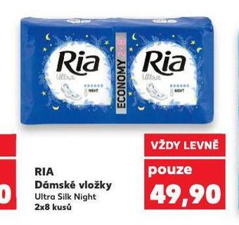 Kaufland Ria dámské vložky nabídka