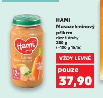 Kaufland Hami masozeleninový příkrm nabídka