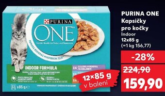 Kaufland PURINA ONE Kapsičky pro kočky nabídka