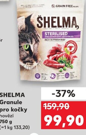 Kaufland SHELMA Kapsičky pro kočky nabídka