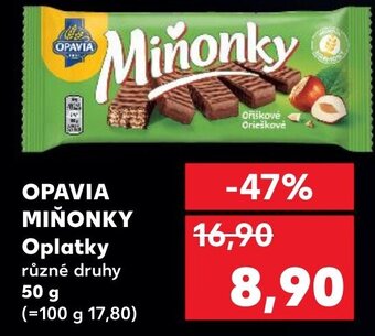 Kaufland OPAVIA MIŇONKY Oplatky nabídka