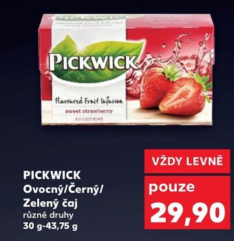 Kaufland PICKWICK Ovocný/Černý/ Zelený čaj nabídka