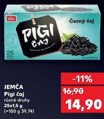 Kaufland JEMČA Pigi čaj nabídka