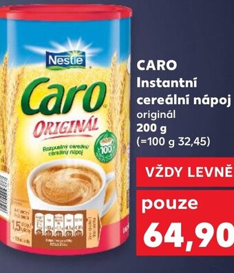 Kaufland CARO Instantní cereální nápoj originál nabídka