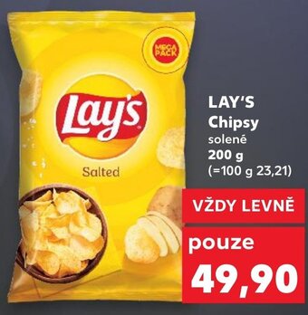 Kaufland LAY'S Chipsy nabídka