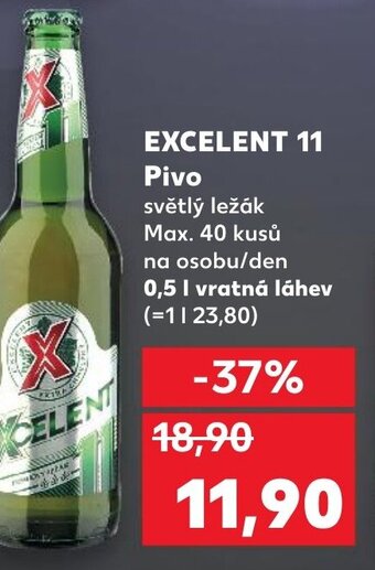 Kaufland EXCELENT 11 Pivo nabídka