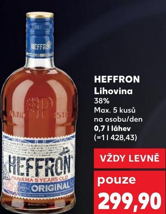 Kaufland HEFFRON Lihovina nabídka