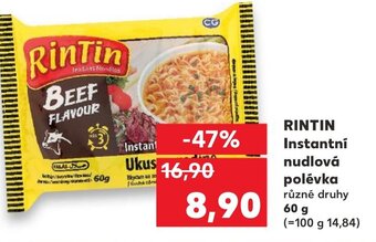 Kaufland RINTIN Instantní nudlová polévka nabídka