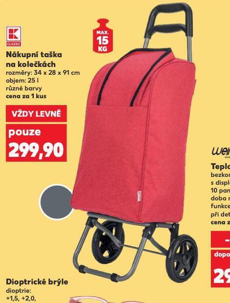 Kaufland Nákupní taška na kolečkách nabídka