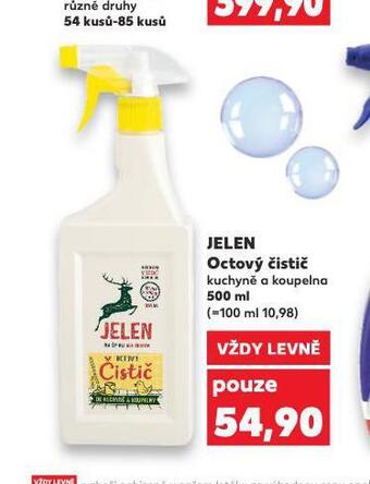 Kaufland Jelen octový čistič nabídka