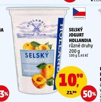 Penny Market Hollandia selský jogurt nabídka