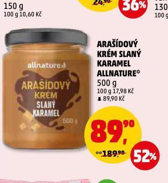 Penny Market Arašídový krém slaný karamel nabídka
