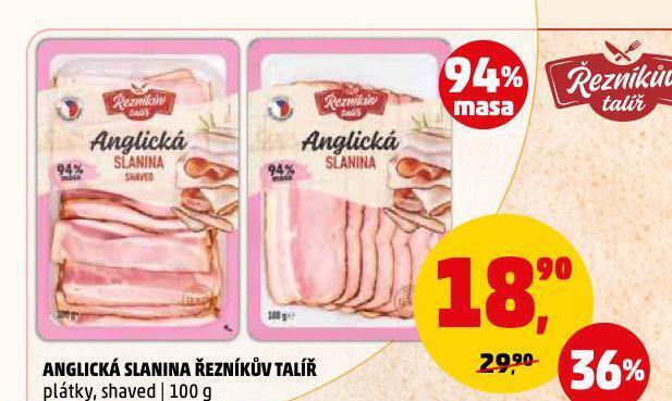 Penny Market Anglická slanina nabídka