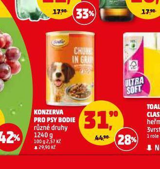 Penny Market Konzerva pro psy bodie nabídka