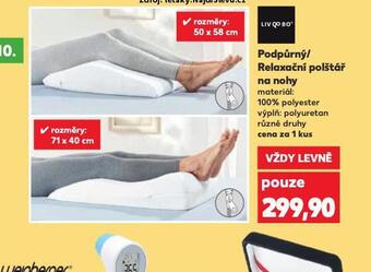 Kaufland Podpůrný / relaxační polštář na nohy nabídka