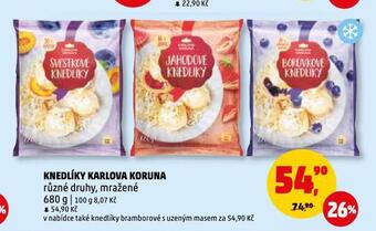 Penny Market Knedlíky karlova koruna nabídka