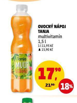 Penny Market Ovocný nápoj tanja nabídka
