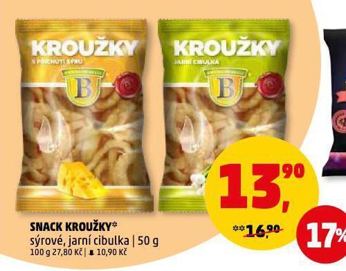 Penny Market Snack kroužky nabídka