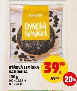 Penny Market Dýňová semínka nabídka