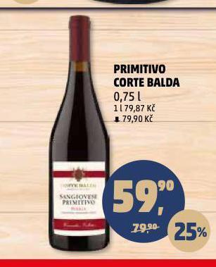 Primitivo corte balda