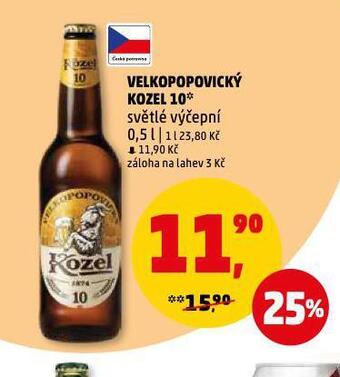 Penny Market Pivo velkopopovický kozel nabídka