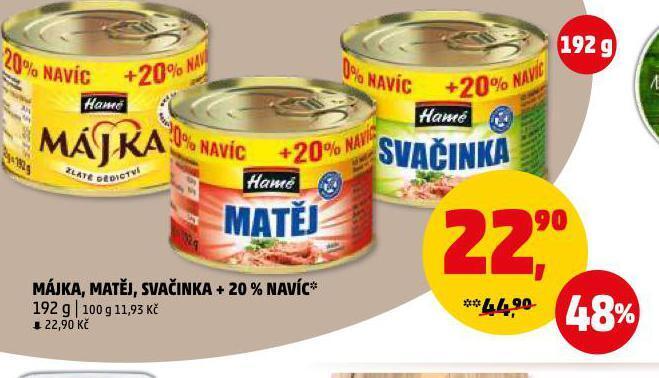Penny Market Májka nabídka