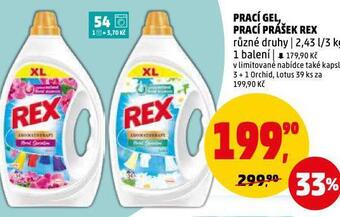 Penny Market Rex prací prostředek nabídka