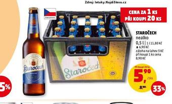 Penny Market Pivo staročech nealko nabídka